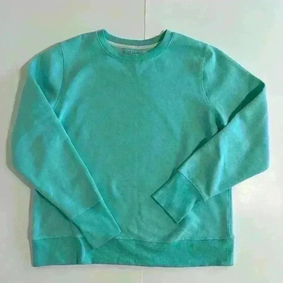 Tek Gear Kohls Mint Green Crew Neck Ultra Soft Fleece Sweatshirt - Picture 1 of 5